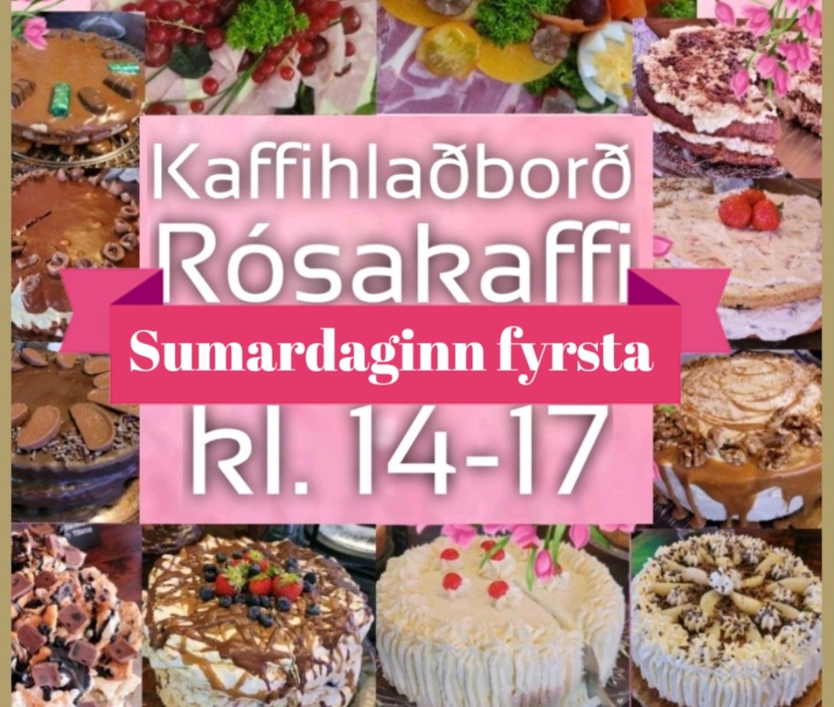 Kaffihlaðborð Rósakaffis | Hveragerði