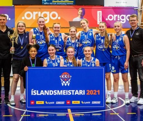 10. flokkur stúlkna Íslandsmeistarar