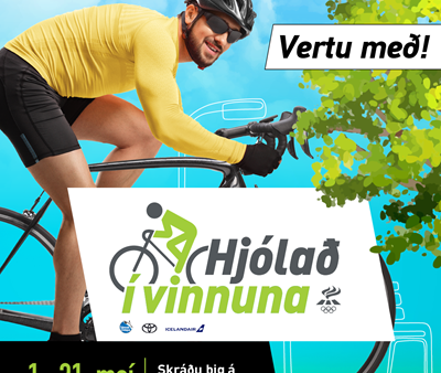 Hjólað í vinnuna hefst 1. maí 2026