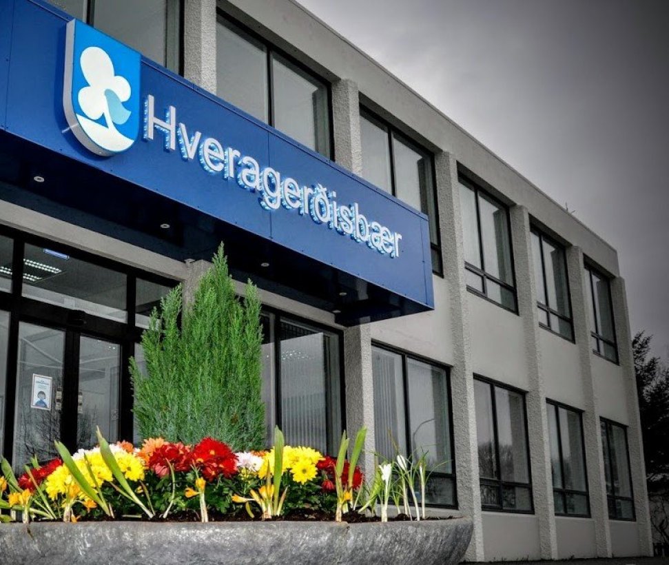 Bæjarskrifstofa Hveragerðisbæjar - myndina tók Birgir Helgason