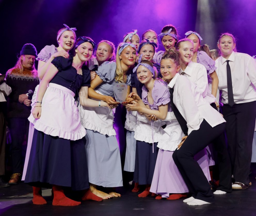 Grunnskólinn í Hveragerði hreppti annað sætið í ár.