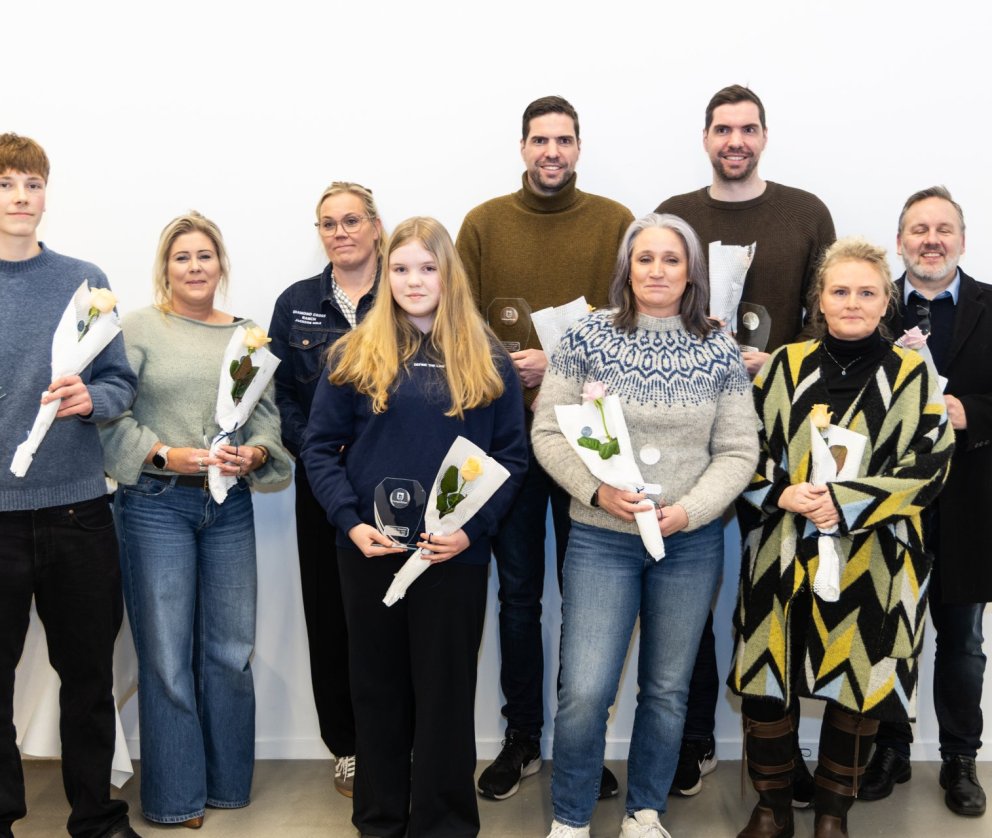 Íþróttafólk heiðrað - myndaalbúm