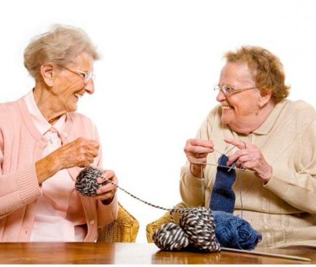 Prjónakaffi á mánudaginn