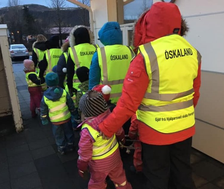Vegleg gjöf til leikskólans Óskalands!