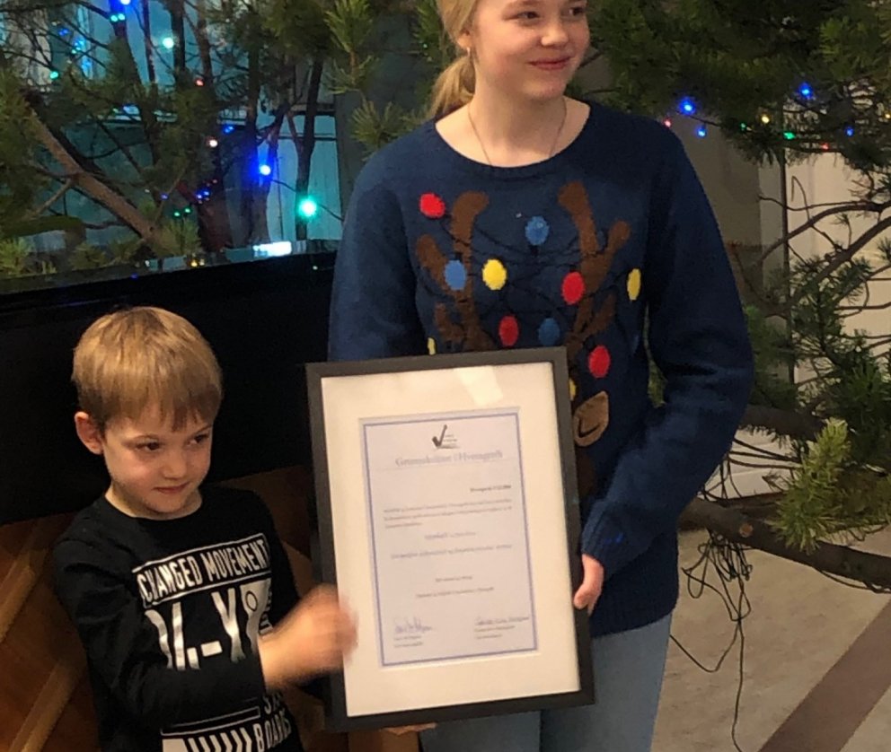 1.750.000,- til Birtu landssamtaka frá börnum Hveragerðisbæjar