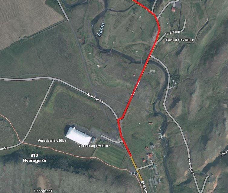 Lokun vegna húsflutninga