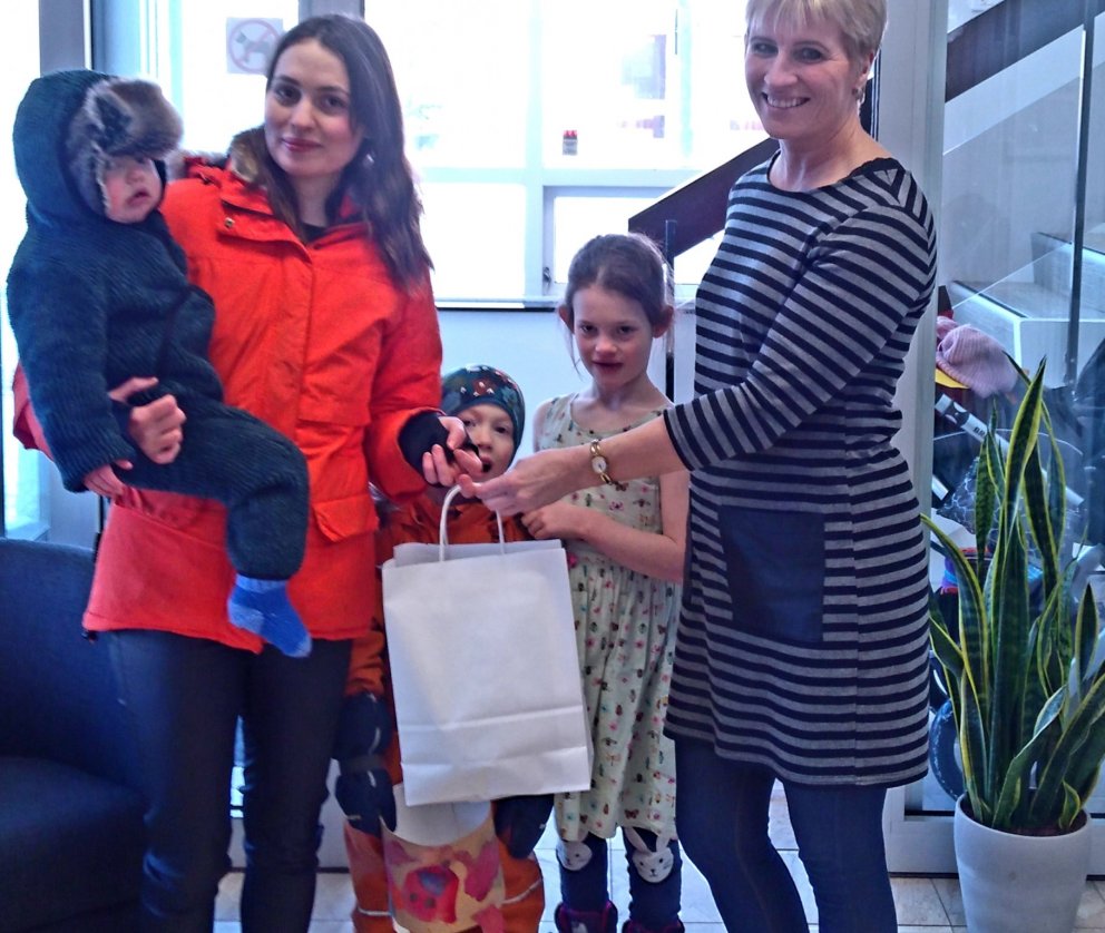 Vinningshafar í jólagluggaleiknum