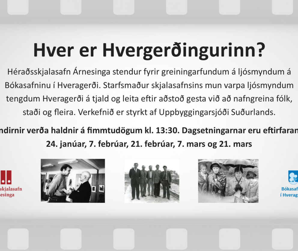 Hver er Hvergerðingurinn - Myndgreiningarfundir