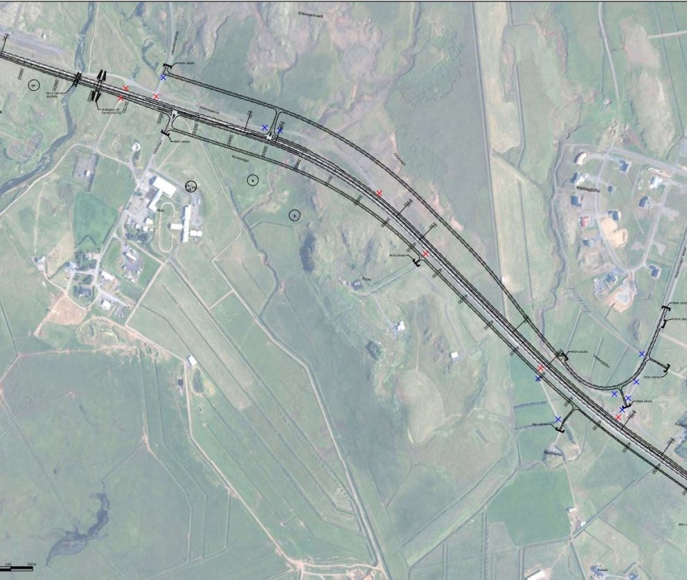 Hringvegi (1) milli Hveragerðis og Selfoss lokað 22. maí