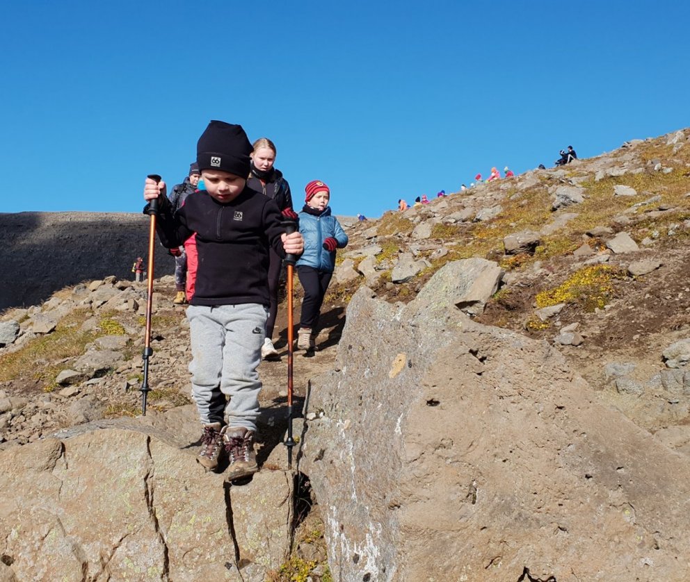 Fjölskylduganga barnanna