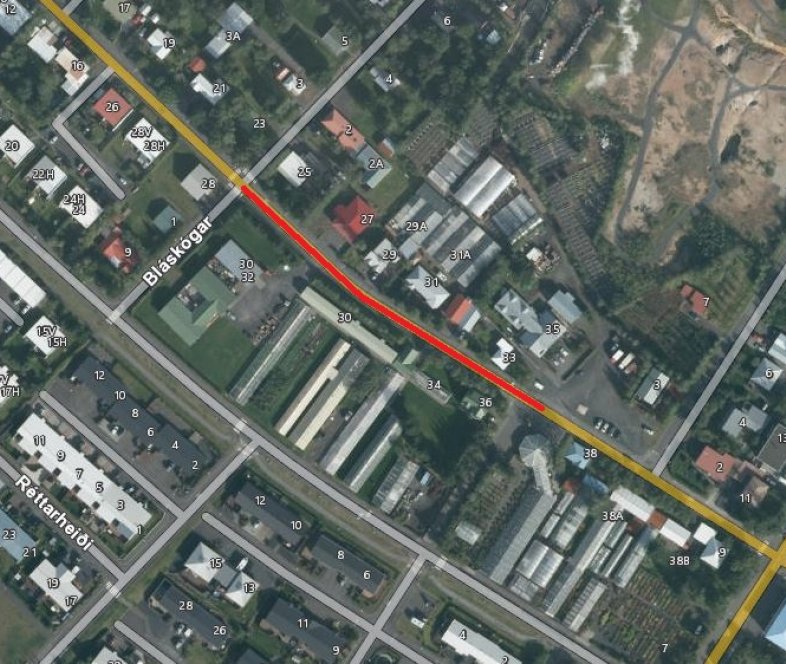 Bilun í fráveitu við Heiðmörk