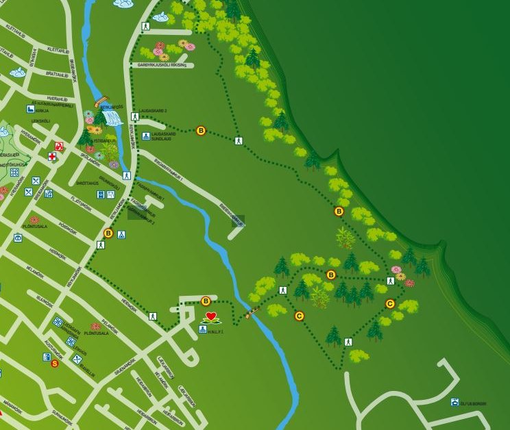 Fyrsta Lýðheilsugangan af fjórum í Hveragerði, miðvikudaginn 4. sept