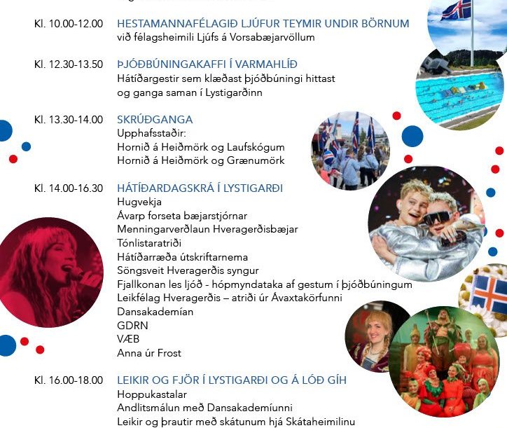 Dagskrá 17. júní 2025