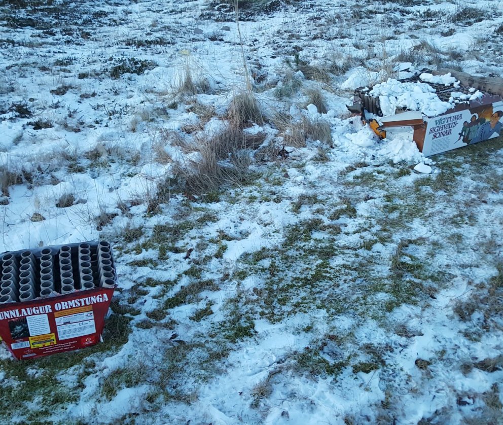 Hendum flugeldaruslinu!