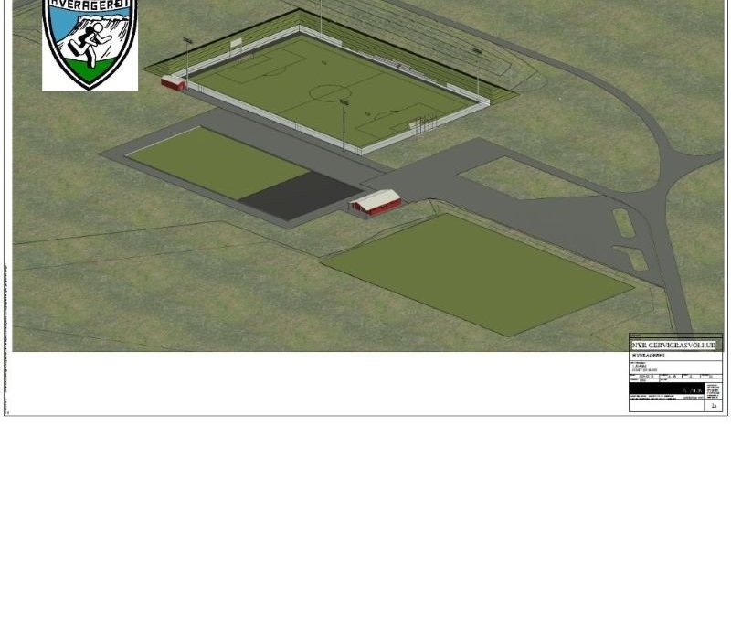 Skóflustunga að gervigrasvelli - allir með!