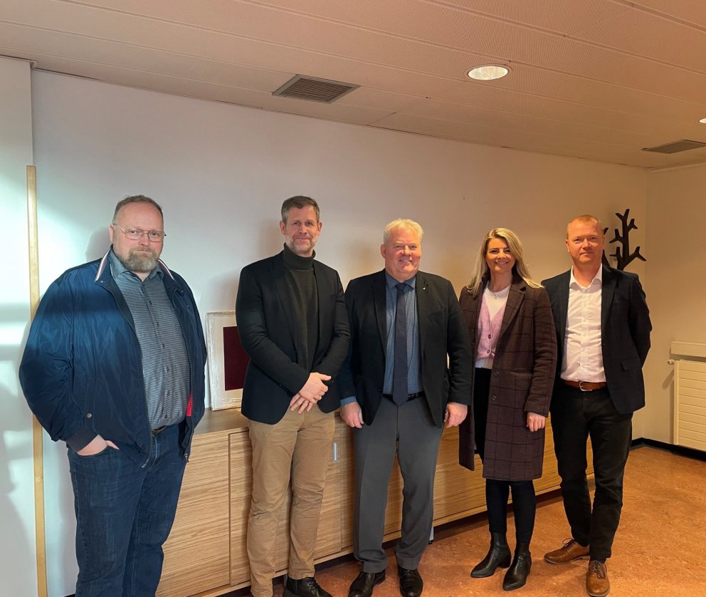 Jón Friðrik, Geir, Sigurður Ingi, Jóhanna Ýr og Njörður