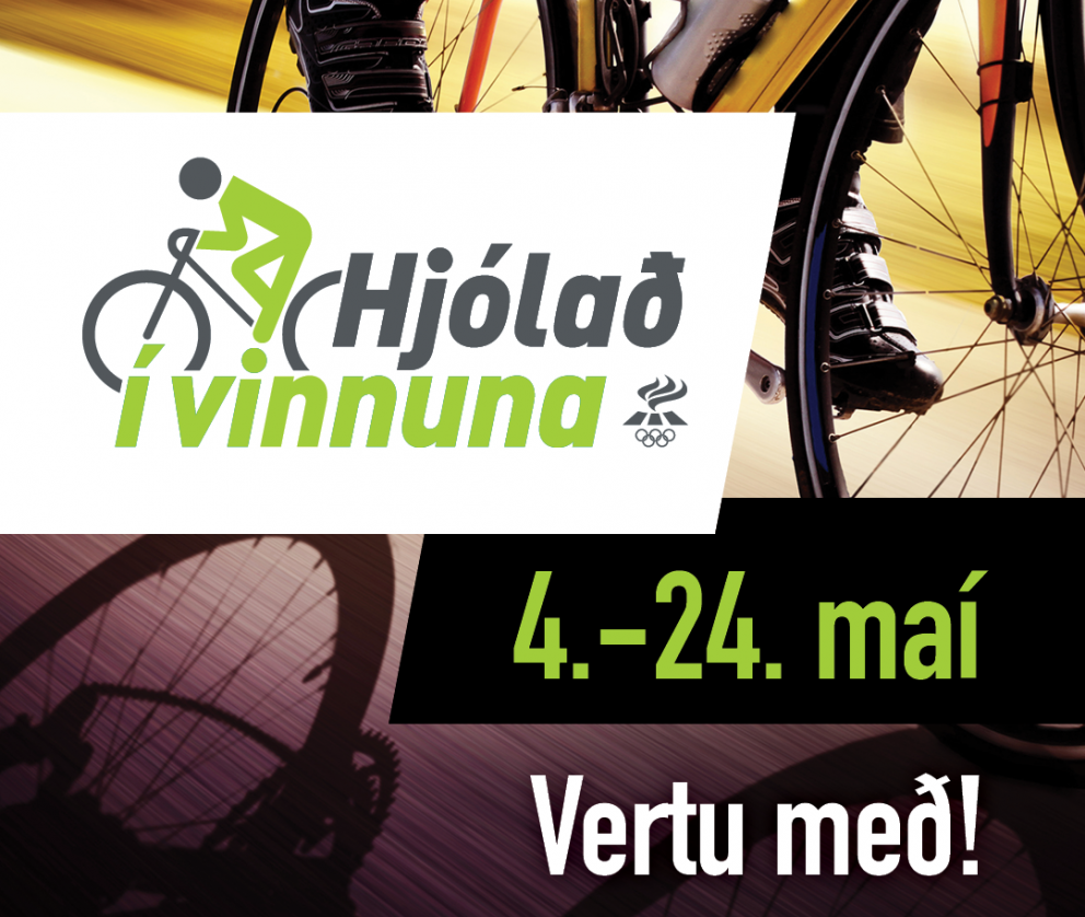 Hjólað í vinnuna hefst 4. maí næstkomandi