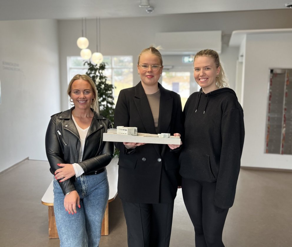 frá vinstri: Sandra Sigurðardóttir, Emma Lind Þórsdóttir og Sólveig Þrastardóttir