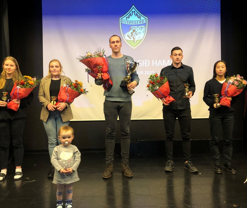 Pálmi Geir er íþróttamaður Hamars 2020