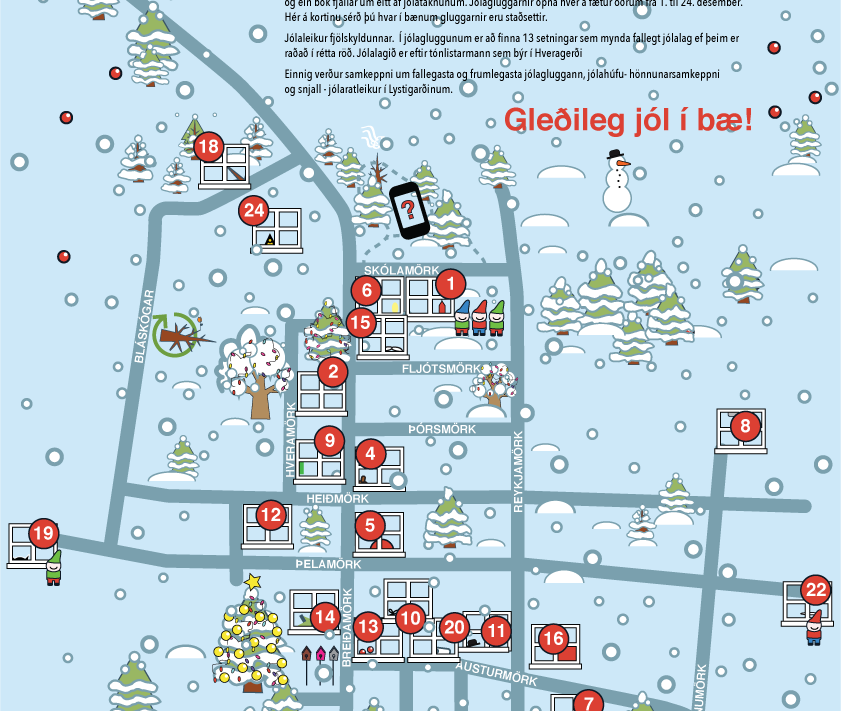 Síðasti séns að skila inn svörum úr jólagluggunum