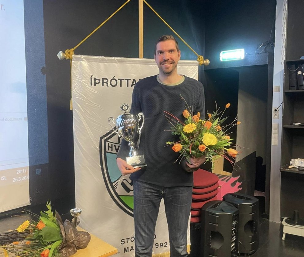 Kristján Valdimarsson var kjörinn íþróttamaður Hamars 2022