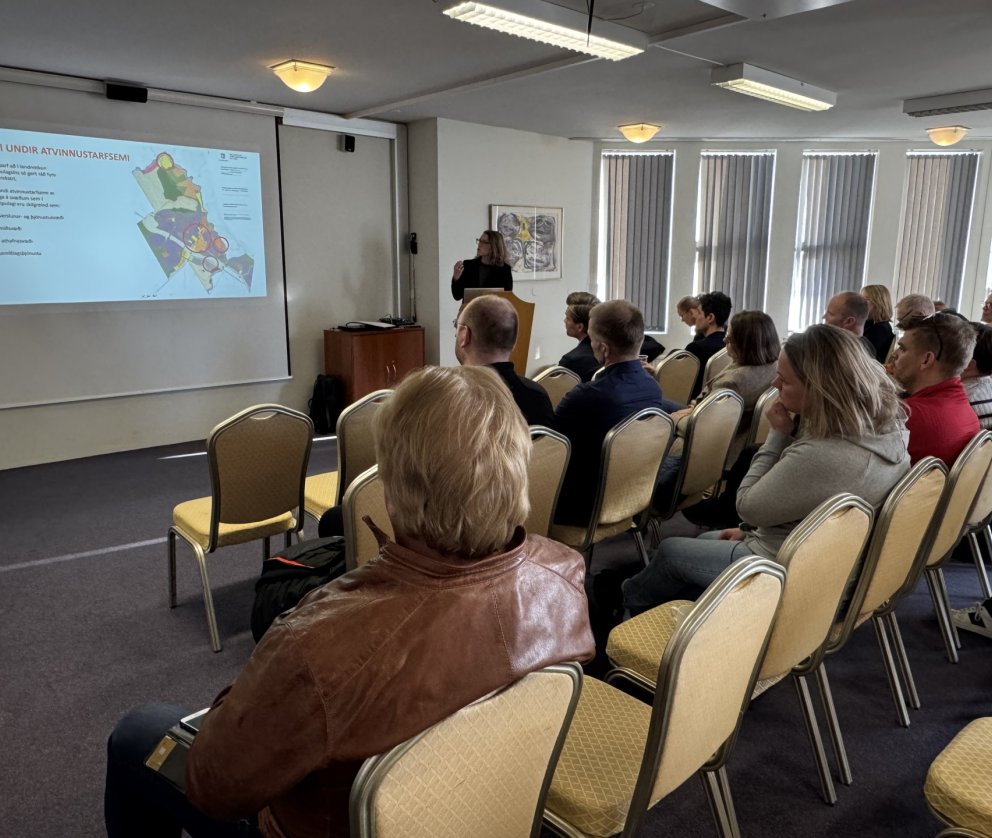 Atvinnurekendur ræddu rammaskipulag við Breiðumörk