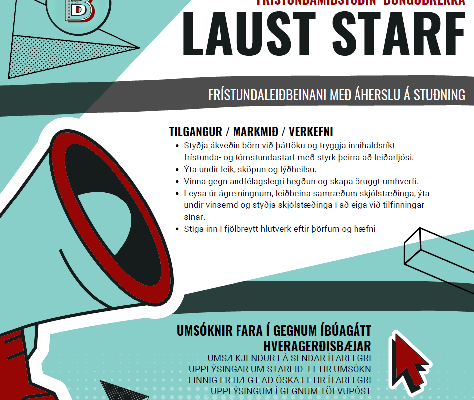 Laust starf hjá Bungubrekku