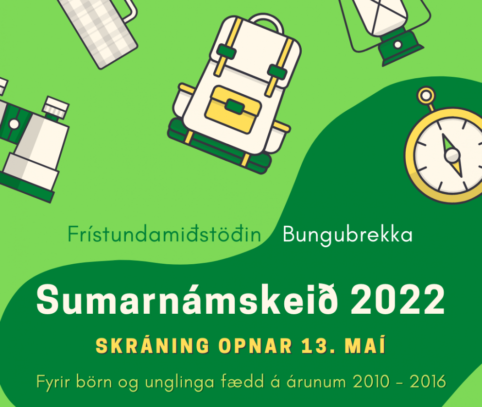 Sumarnámskeið Bungubrekku 2022