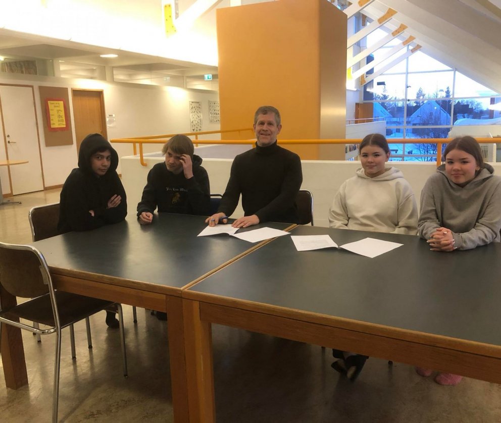 Samningur við nemendur í 7. og 10. bekkjum í grunnskólans