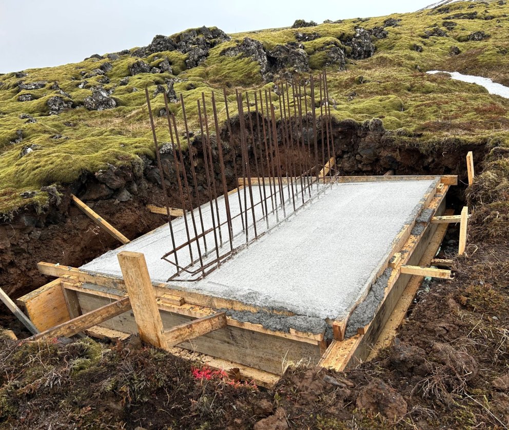 Skilti við bæjarmörk