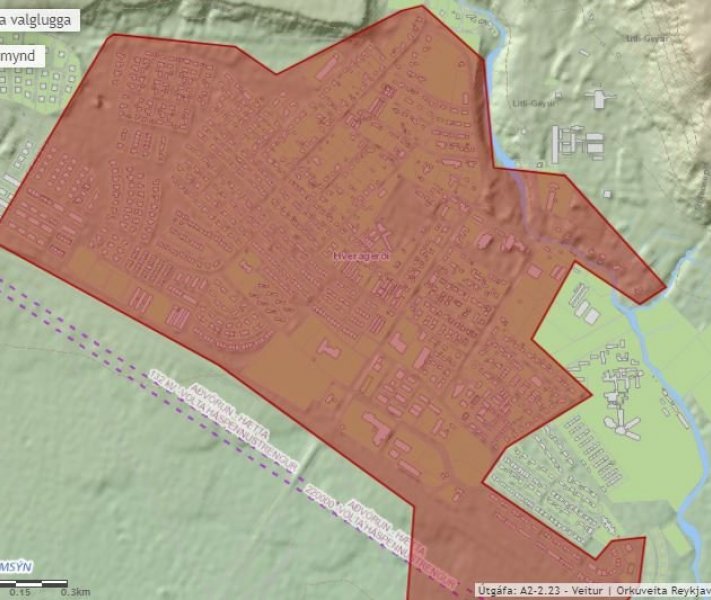 Heitavatnslaust í Hveragerði 2.3.2021