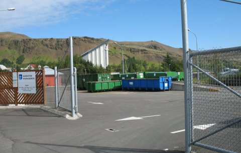 Gámasvæði - sorpmóttaka - lokuð á þriðjudaginn