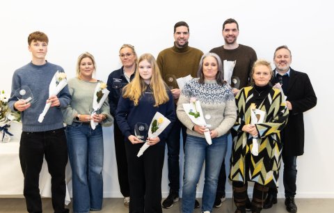 Íþróttafólk heiðrað - myndaalbúm