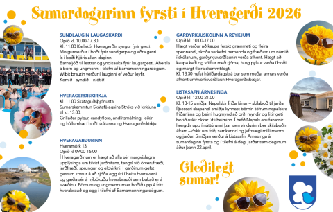 Sumardagurinn fyrsti í Hveragerði