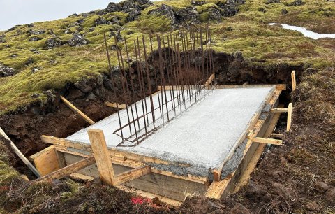 Skilti við bæjarmörk